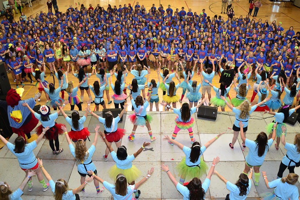 	Over 800 participants had registered by the beginning of the 2014 Dance Marathon on Saturday.
Malique Rankin / The Daily Gamecock