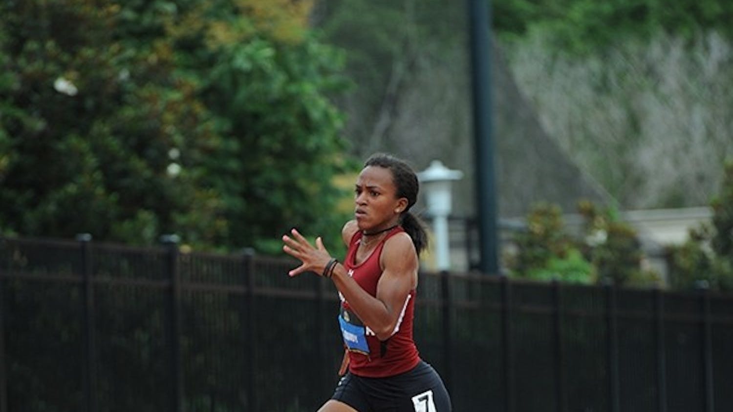 unior Vashti Bandy said she was pretty happy with her performance in the Hurricane Invitational last weekend, where she was part of a winning relay.
