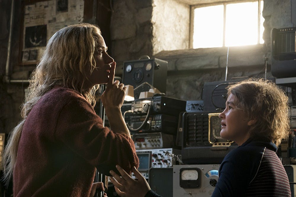 Emily Blunt and Millicent Simmonds in &quot;A Quiet Place.&quot; (Paramount Pictures) 