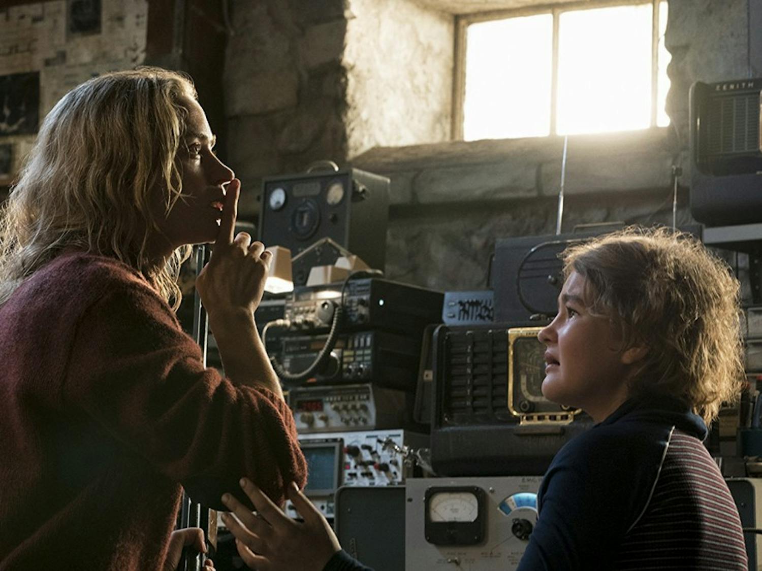 Emily Blunt and Millicent Simmonds in &quot;A Quiet Place.&quot; (Paramount Pictures) 