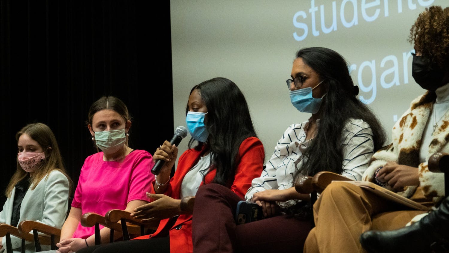 La'Jessica Price, mentor of MAPP advocates for a greater effort towards diversity during the panel on Jan. 31, 2022. The representatives all responded to a series of questions pertaining to USC's handling of diversity, inclusion, and the representation of minority groups on campus.
