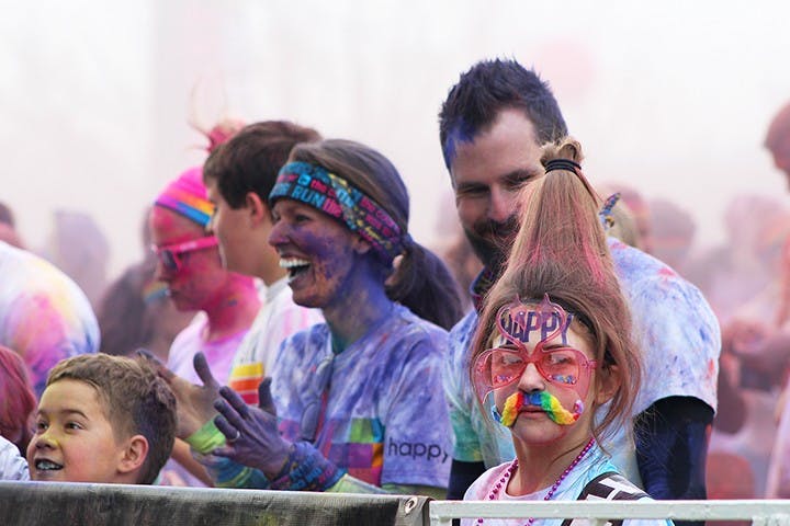 	A girl shows stands in the crowd with her Cindy Lou Hoo hairdo. 
Heidi Stone/The Daily Gamecock