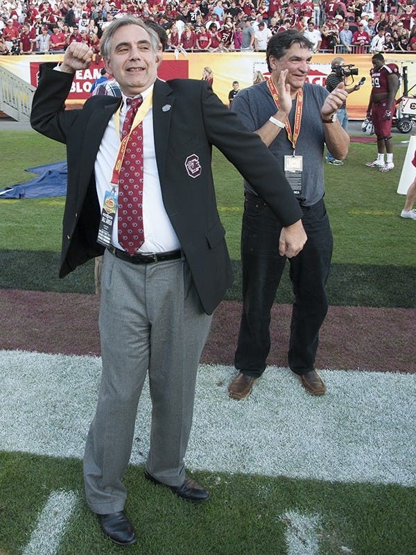 USC President Harris Pastides said he supports NCAA President Mark Emmert’s leadership after recent mishaps.