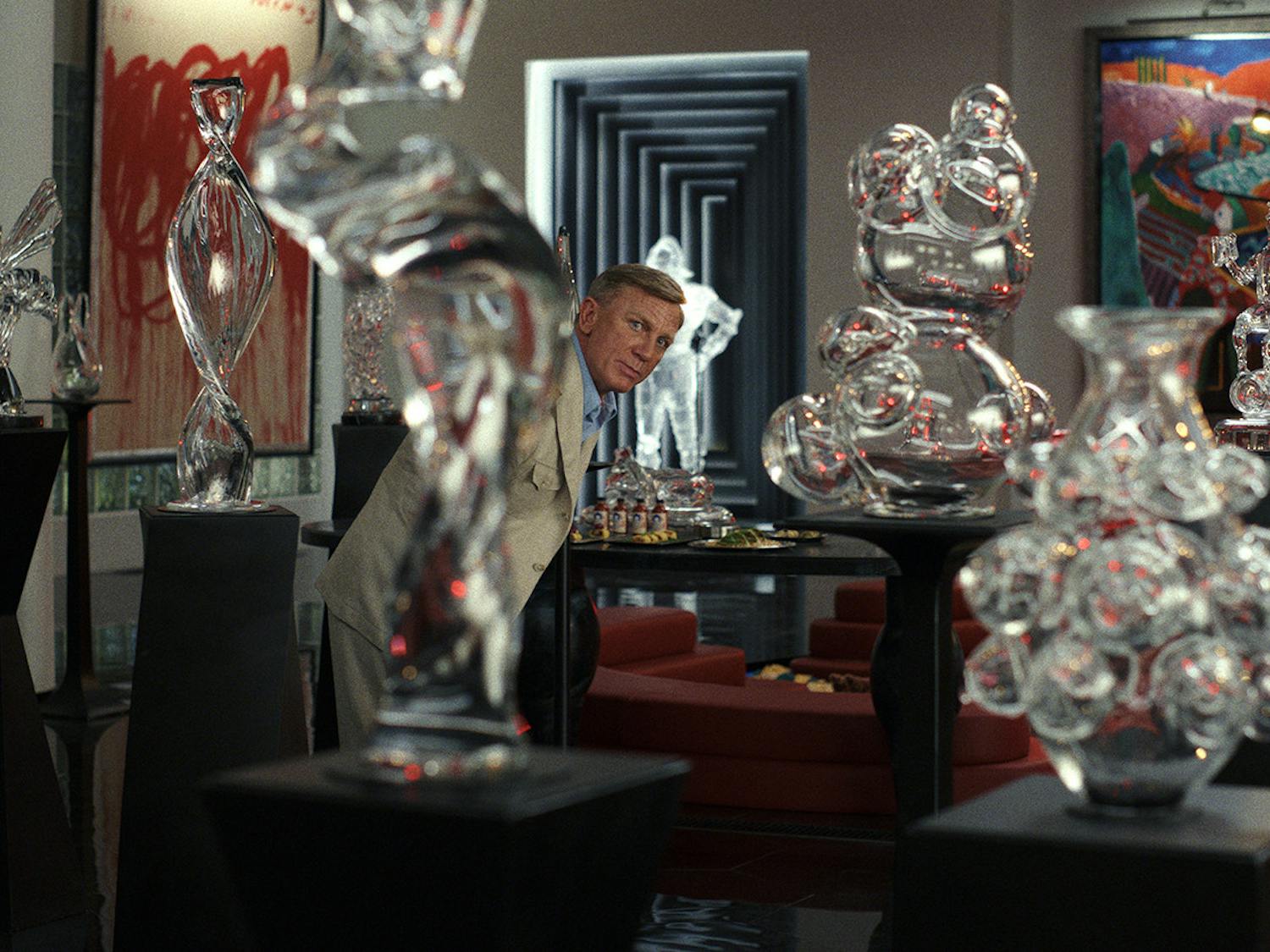 Daniel Craig as detective Benoit Blanc in “Glass Onion: A Knives Out Mystery" (Netflix/TNS). The "Knives Out" sequel premiered on Netflix on Dec. 23, 2023. 
