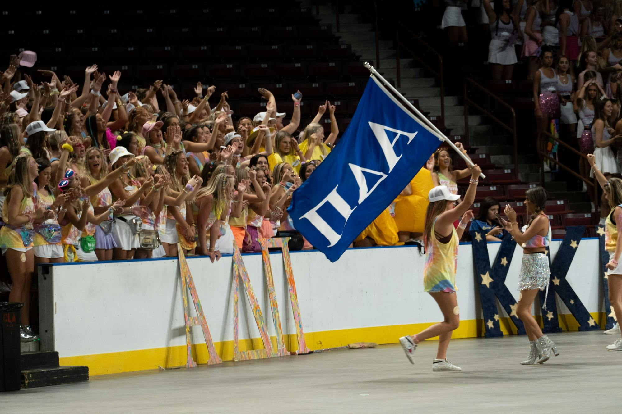 USC sororities gathered Sunday, Aug. 21, 2022 at the Colonial Life Arena for Bid Day. Several chapters took part in the event to welcome new faces to the USC Greek community.