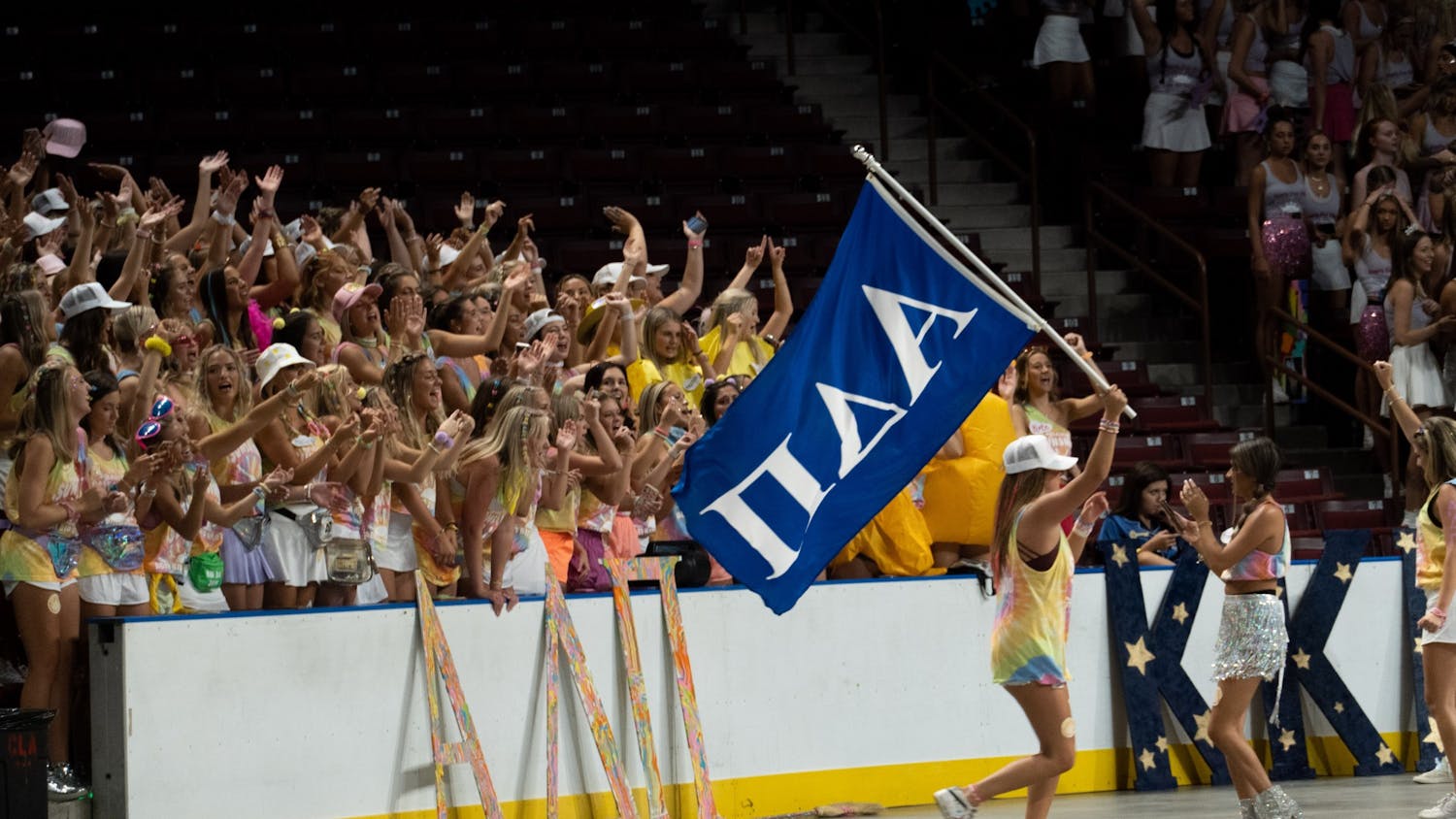 USC Sororities gathered Sunday afternoon, Aug. 21, 2022 at the Colonial Life Arena for Bid Day. Several chapters took part in the event welcoming new faces to the USC Greek community.