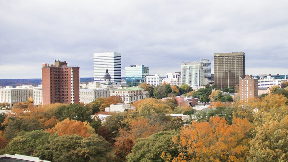 <p>Columbia skyline.</p>