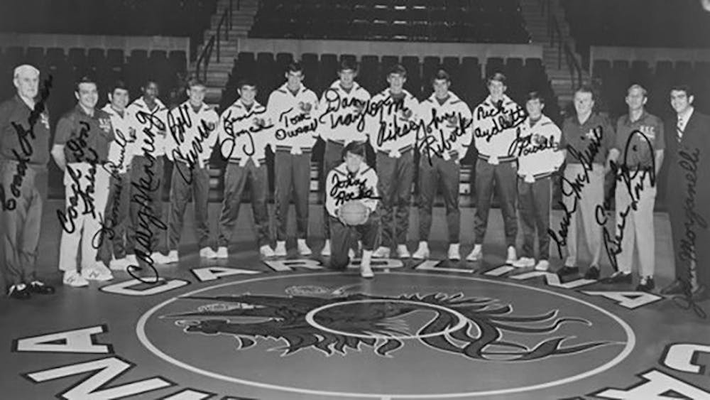 <p>&nbsp;A picture of the 1971 ACC champion South Carolina men’s basketball team.&nbsp;</p>