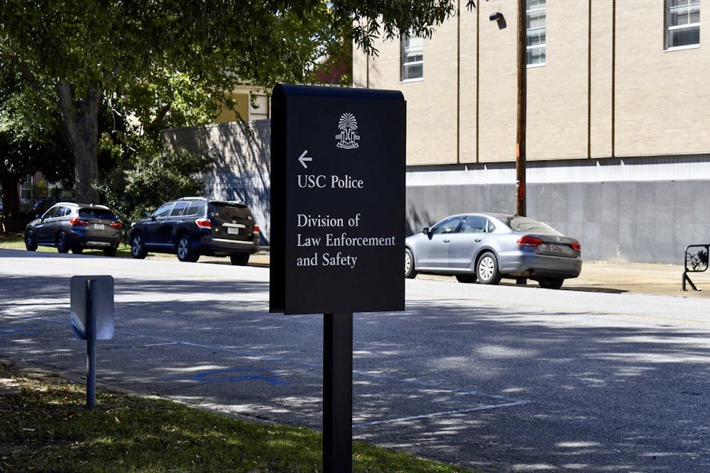 <p>FILE — The University of South Carolina’s police department is located at 1415 Henderson St. It is in the 1600 Hampton Street annex behind the university testing center/post office.</p>