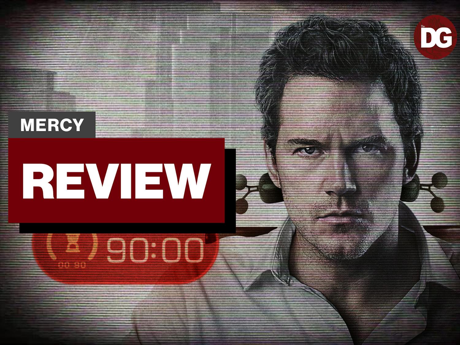 A photographic featuring Chris Pratt in "Mercy". The movie was released on Jan. 23, 2026.