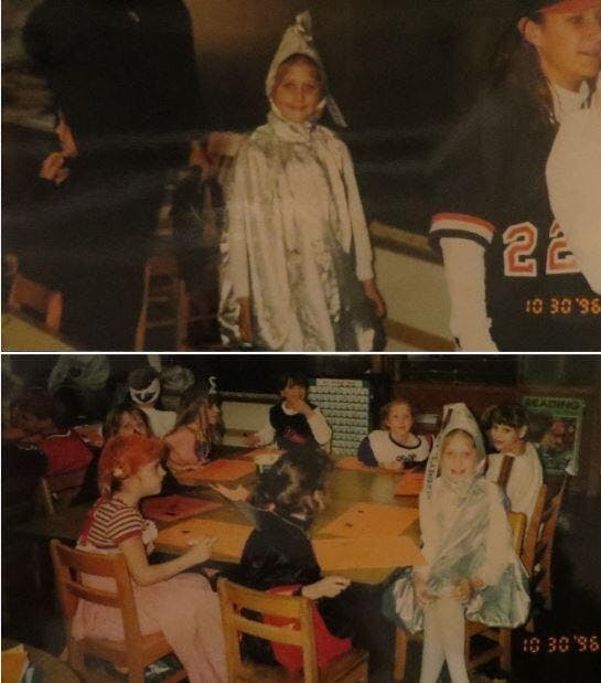 	&#8220;#tbt: the year I was a Hershey&#8217;s kiss.&#8221;