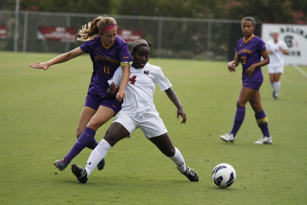 	Sophomore midfielder Raina Johnson leads South Carolina in goal scoring after netting her eighth of the year against Kentucky.