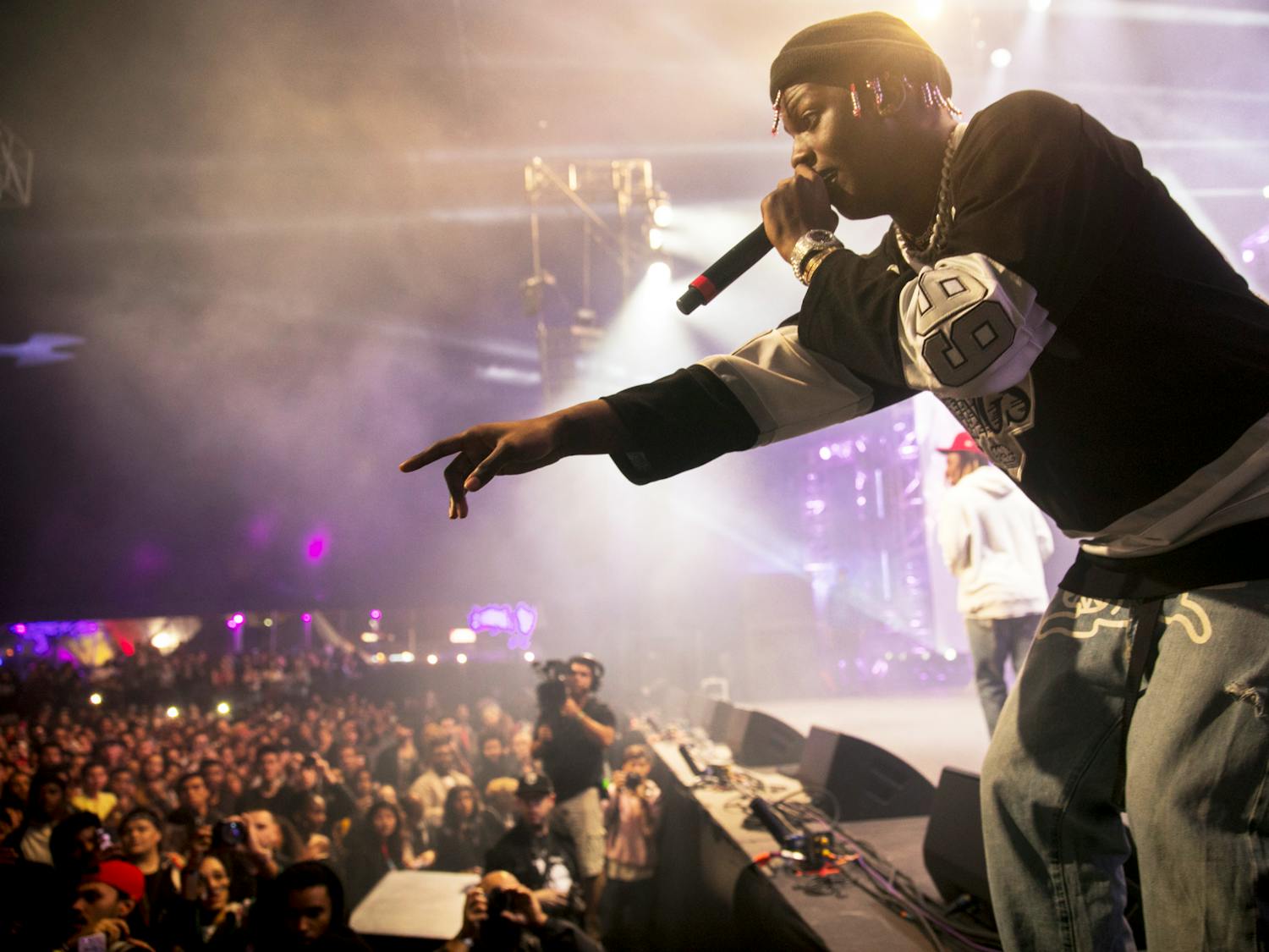 Tribune — Lil yachty performs on the opening day of the Rolling Loud Music Festival in San Bernardino, California on Dec. 16, 2017. Since his 2017 performance, the Grammy-nominated rapper has accumulated a variety of awards and has become a well-known name in the industry. 