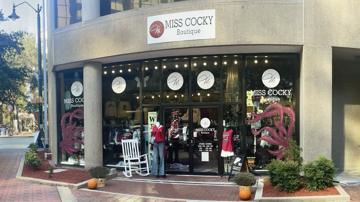 Miss Cocky Boutique does both e-commerce and social selling. The boutique is located at 1450 Main St. in Columbia, SC.