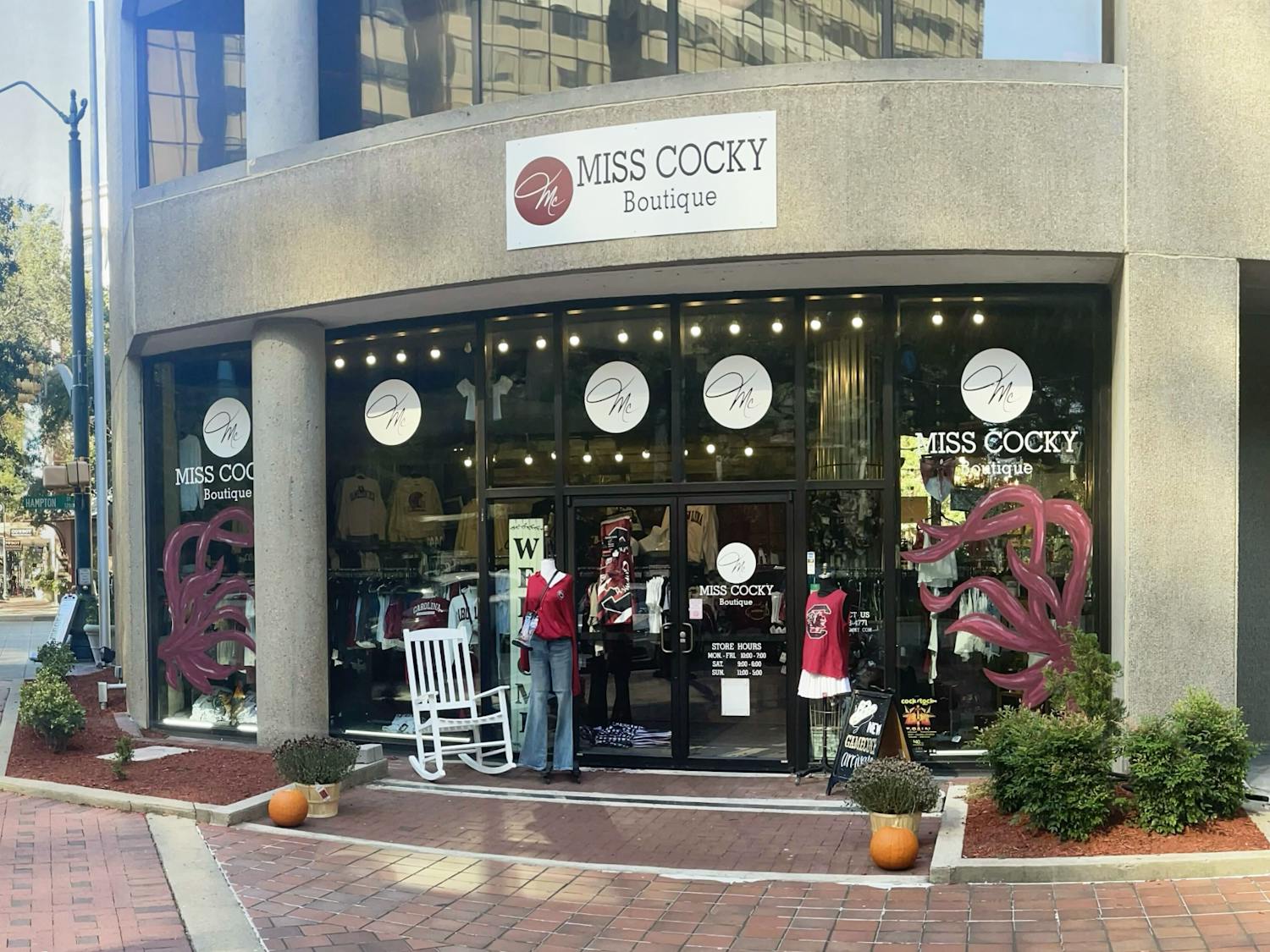 Miss Cocky Boutique does both e-commerce and social selling. The boutique is located at 1450 Main St. in Columbia, SC.
