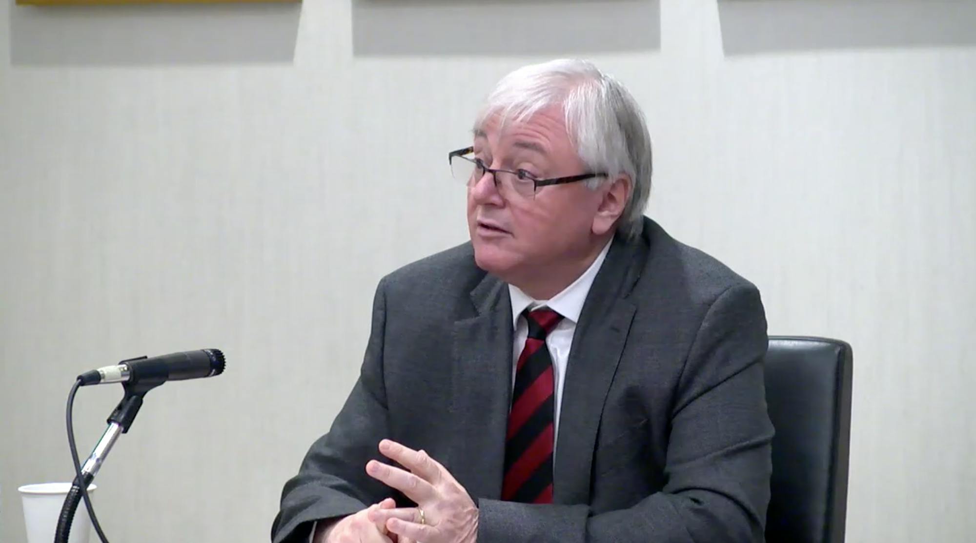 Michael Amiridis, USC's president-elect, speaks to members of the Carolina community during a virtual panel on Jan. 14, 2022. During the series of panels, Amiridis discussed topics including academics, research and diversity, equity and inclusion.