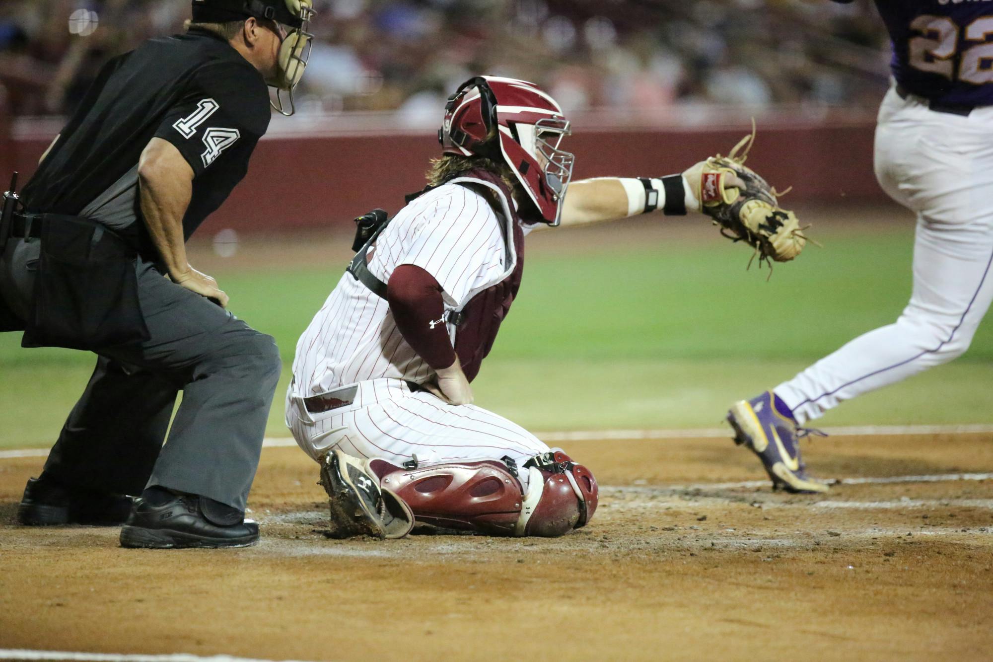 Sophomore catcher Cole Messina was the starting catcher for the Gamecocks on April 6, 2023, working with four pitchers and helping the team win 13-5 against the LSU Tigers. Due to a weather cancellation, the teams only played two games and split the series 1-1.