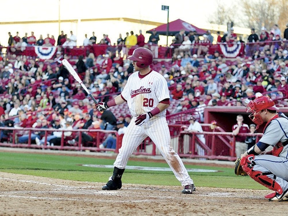 Senior first baseman LB Dantzler carried South Carolina’s offense on opening day, hitting a home run and driving in two runs in USC’s 4-3 victory over Liberty Friday afternoon.
