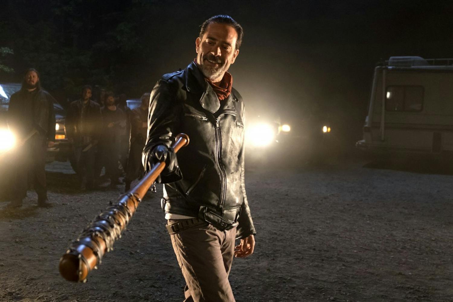 Jeffrey Dean Morgan as Negan in episode 1 season 7 of "The Walking Dead" developed by Frank Darabont. (Gene Page/AMC/TNS)