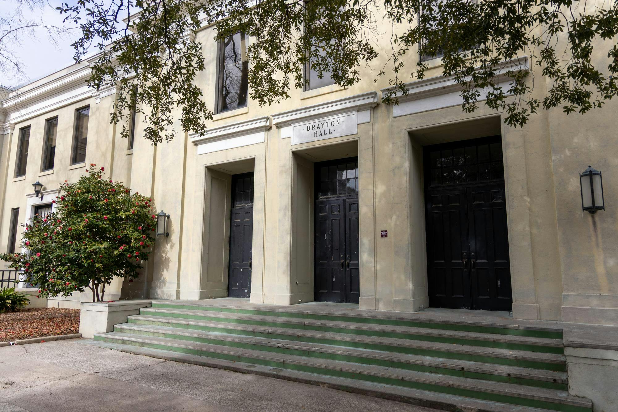 The exterior of Drayton Hall at USC on Jan. 22, 2025. The auditorium hosts performances by the Department of Theater and Dance.