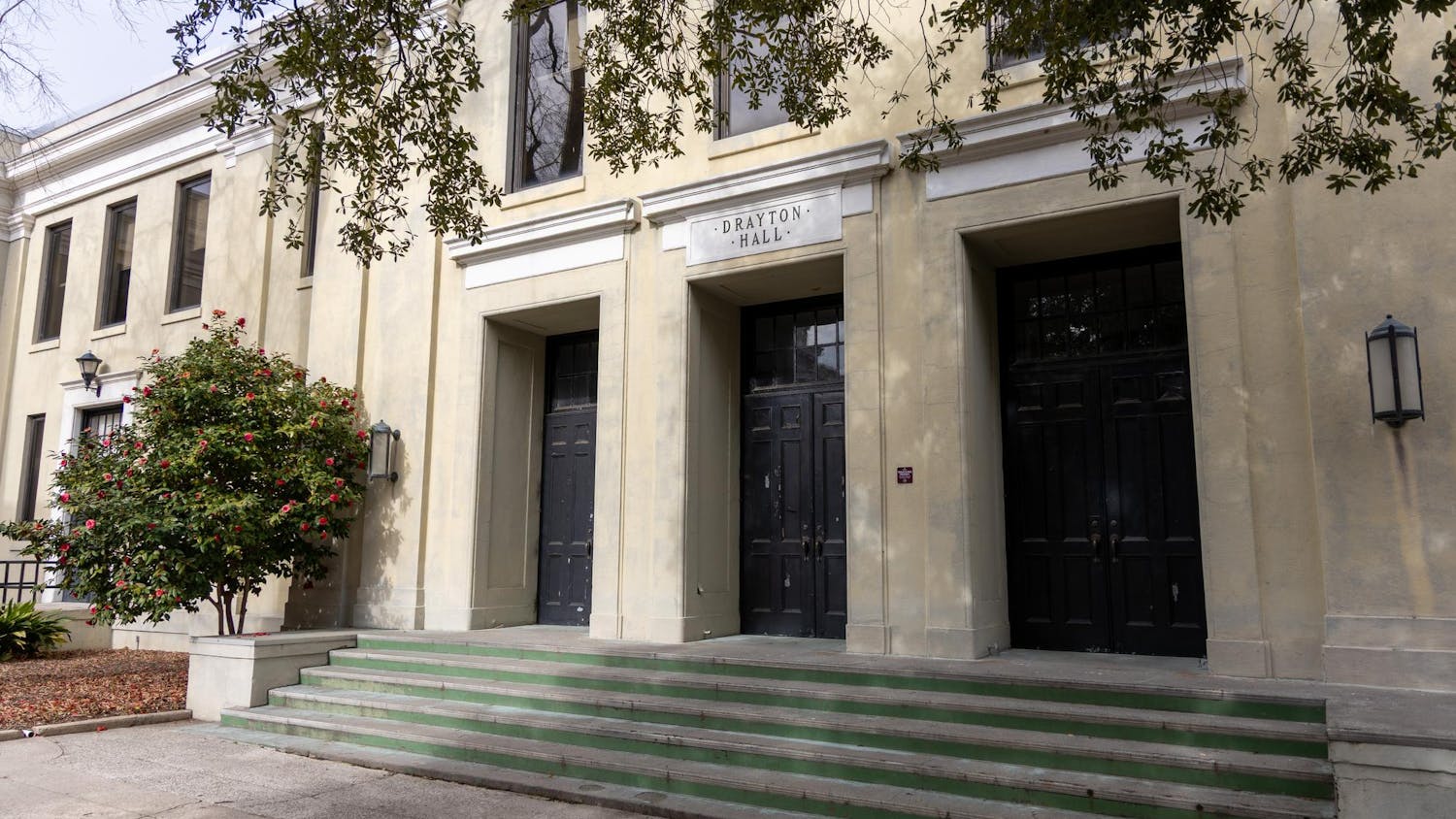 The exterior of Drayton Hall at USC on Jan. 22, 2025. The auditorium hosts performances by the Department of Theater and Dance.