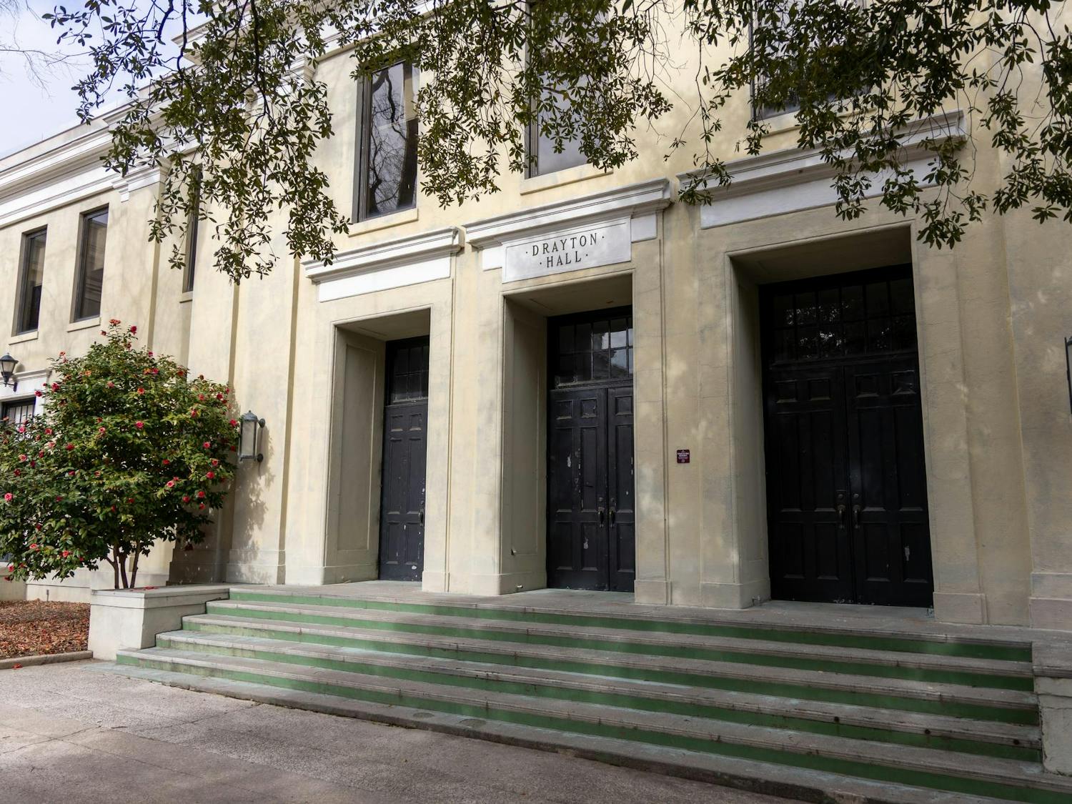 The exterior of Drayton Hall at USC on Jan. 22, 2025. The auditorium hosts performances by the Department of Theater and Dance.