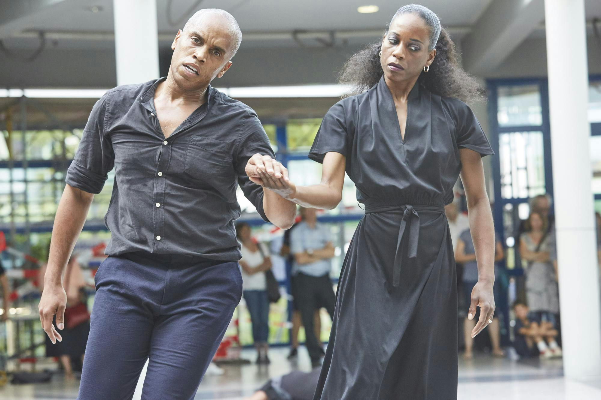 FILE — Thaddeus Davis and Tanya Wideman-Davis hold hands in a picture together in Kaiserslautern, Germany. The two are recipients of a United States Artists Fellowship.