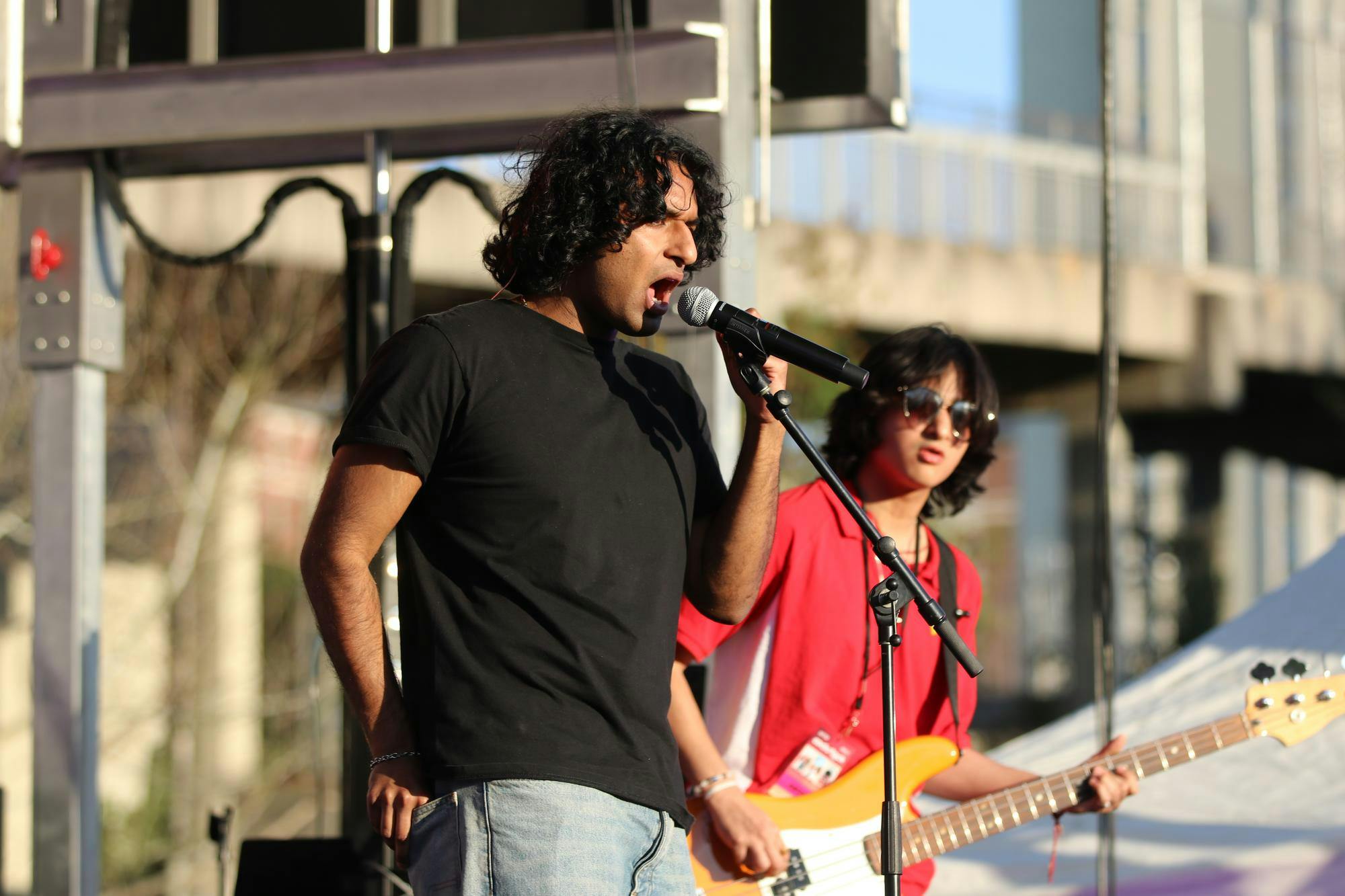 Marco Gomez of Weston Estate performs at Cockstock at the University of South Carolina on March 24, 2026. The concert took place at Blatt Field.