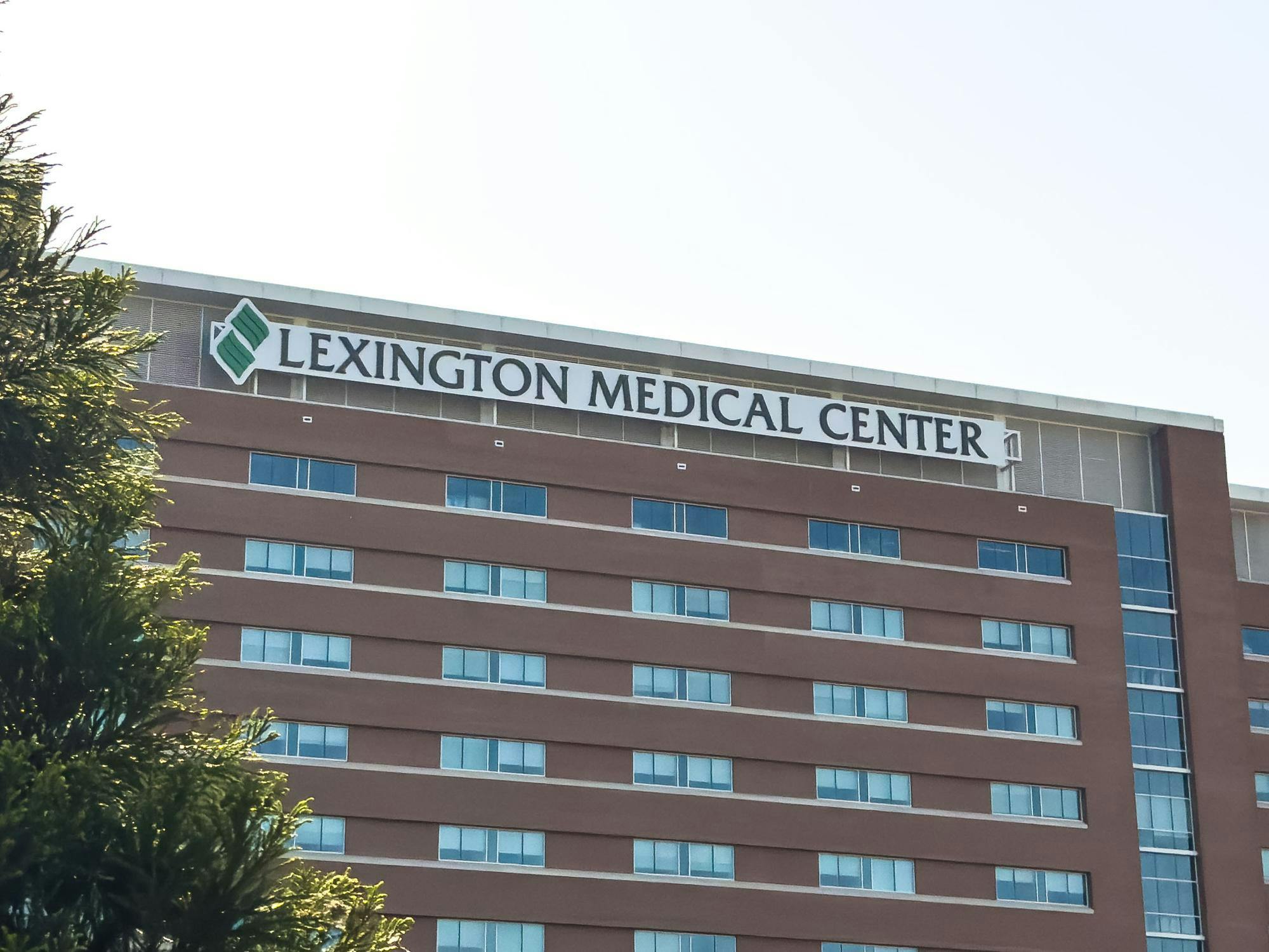 The main building of Lexington Medical Center sits at 2720 Sunset Blvd. in Columbia, South Carolina, on April 14, 2024. The College of Nursing is set to open a new 52,000-square-foot facility next to the hospital's campus in fall 2024.