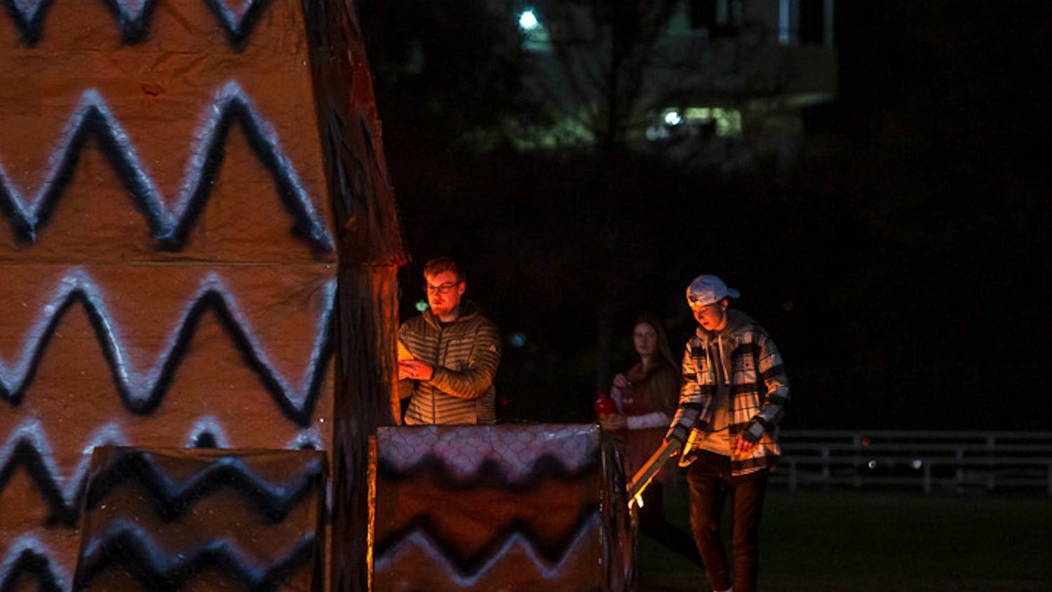 UofSC engineering students set fire to the tiger at the annual Tiger Burn at Bluff Road Intermural Field on Nov. 21, 2022.. Doors opened at 5:30, and the fire began promptly at 7:00 p.m.