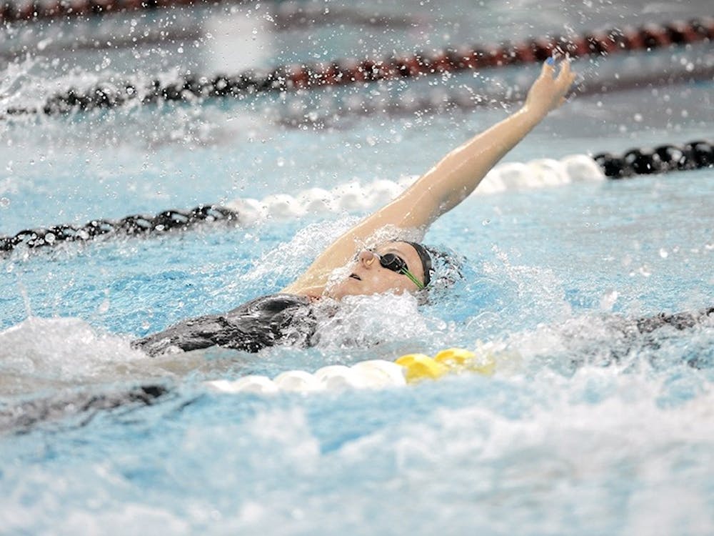 Senior Matea Peteh won the women’s 100 freestyle on Saturday with a time of 49.77, which ranks fourth all-time for South Carolina.