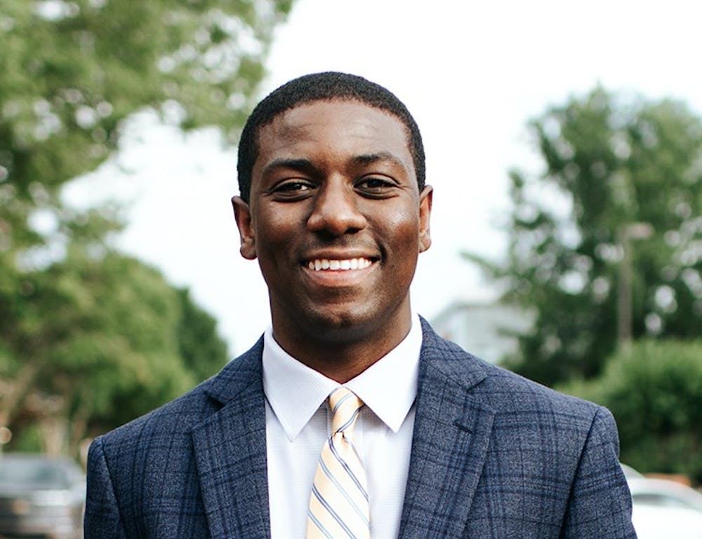 <p>&nbsp;Headshot of Taylor Wright, USC’s student body president for the 2018-2019 school year. In his letter, Wright reflects on the Russell House renovation, special campus guests, Student Government programs and changes within sports experiences.&nbsp;</p>