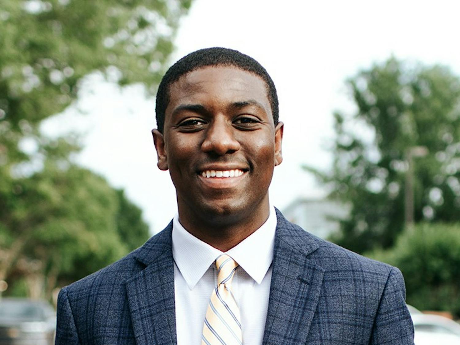 &nbsp;Headshot of Taylor Wright, USC’s student body president for the 2018-2019 school year. In his letter, Wright reflects on the Russell House renovation, special campus guests, Student Government programs and changes within sports experiences.&nbsp;