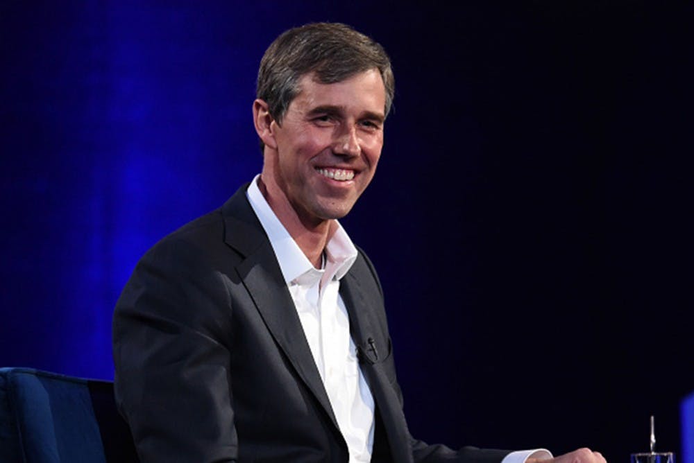 El Paso's ranking among the safest cities in the U.S. has been a long-running narrative for O'Rourke, a fact-check against Trump's exaggerated claims about danger on the border. (Jamie McCarthy/Getty Images/TNS)**FOR THIS STORY ONLY**