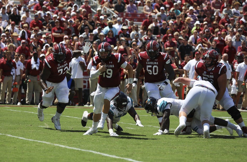 university of south carolina home football schedule 2018