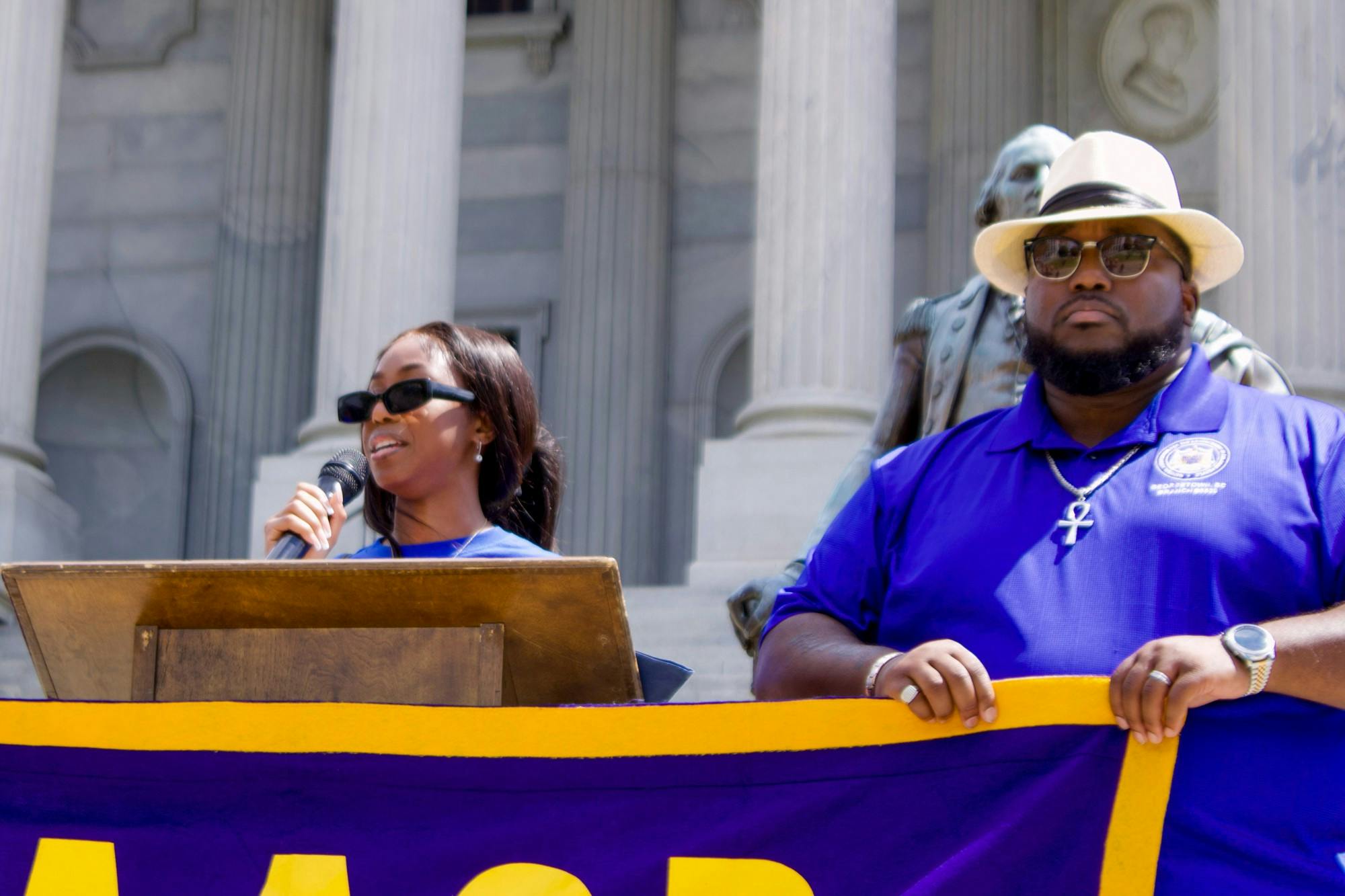 "We are here to protest not only his execution, but the abolition of the death penalty," said Courtney McClain, SC NAACP Youth and College Division President on April 23, 2022. The rally aimed save convicted citizens like Richard Moore from being inhumanely put to death in U.S prisons. &nbsp;