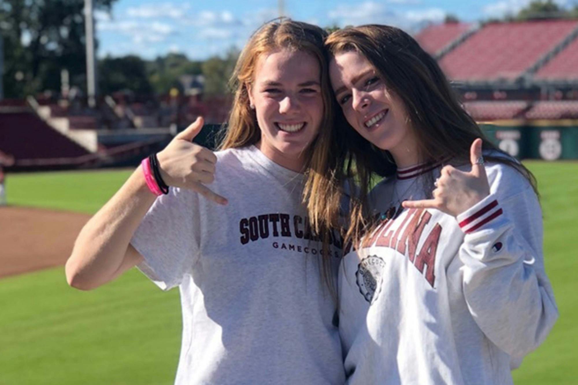 Pictured: Catherine Barry (left) and Caroline Barry (right).