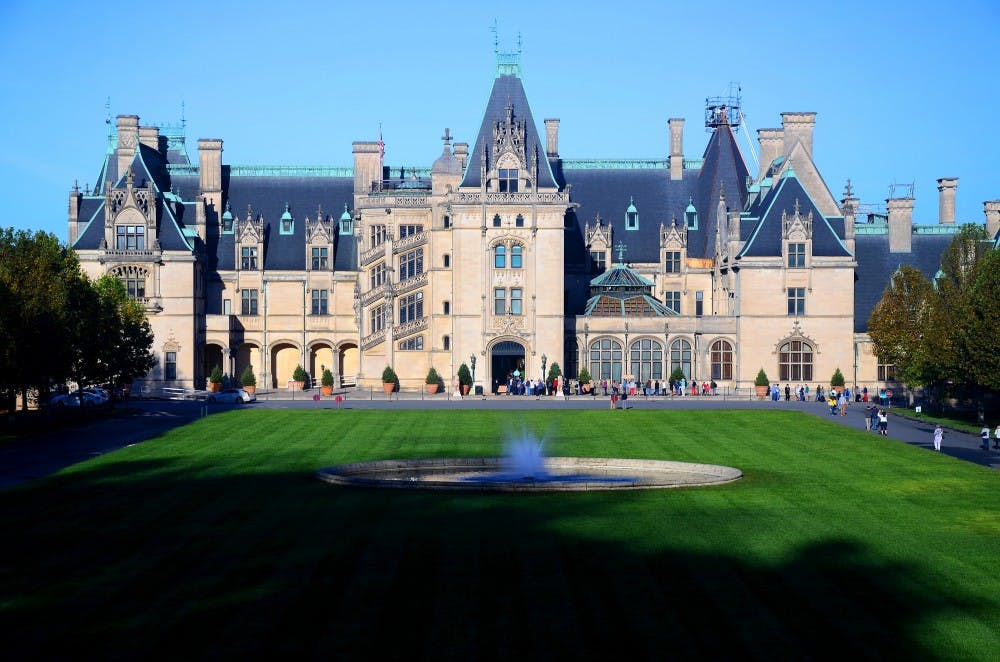 The Biltmore Estate, Asheville, N.C., a few miles off the Blue Ridge Parkway.(Chris Reynolds/Los Angeles Times/TNS)