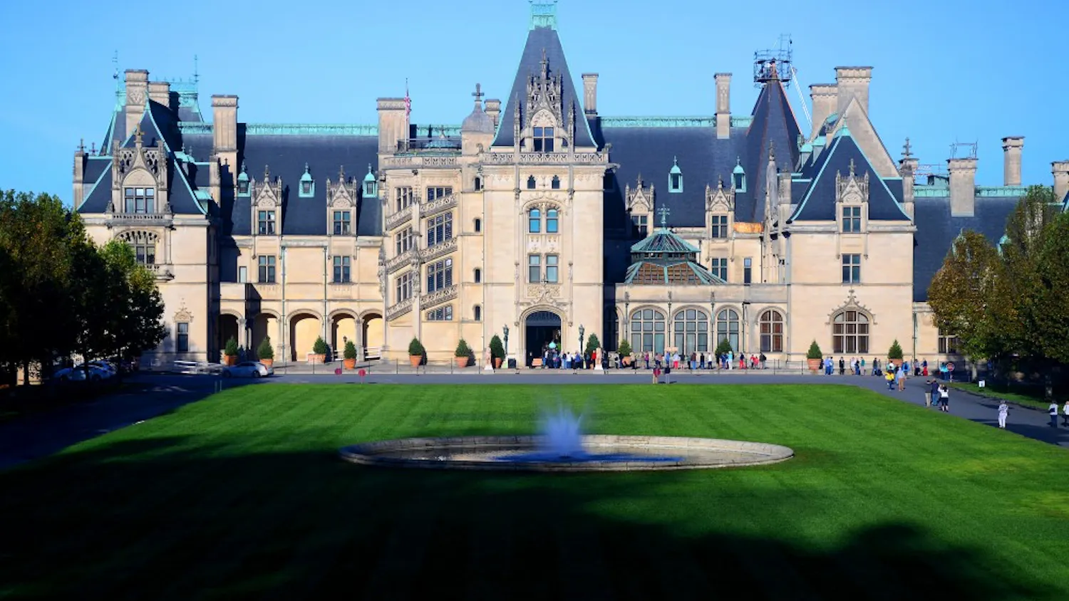 The Biltmore Estate, Asheville, N.C., a few miles off the Blue Ridge Parkway.(Chris Reynolds/Los Angeles Times/TNS)
