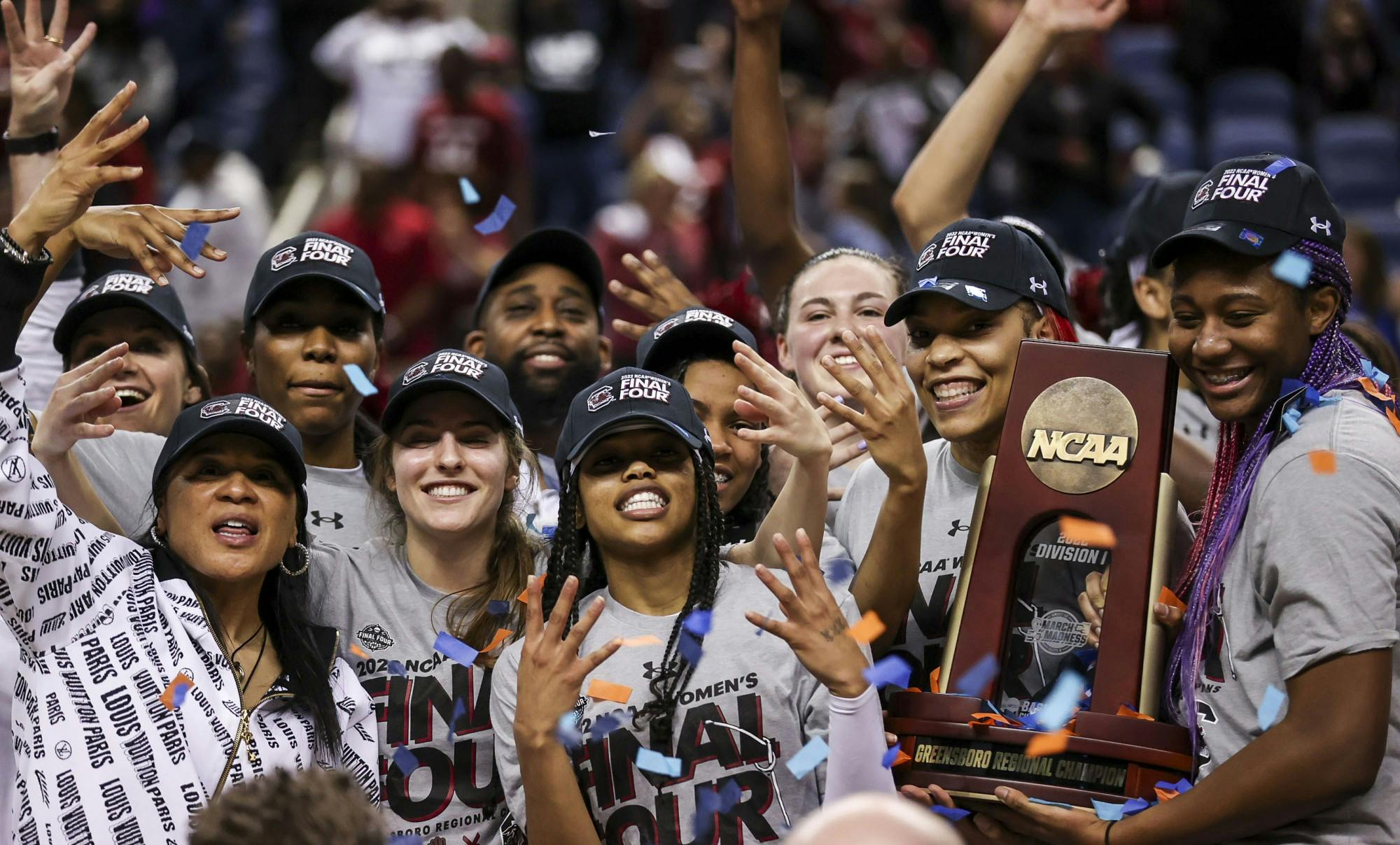 PHOTOS: South Carolina Advances To Final Four After Defeating Creighton ...