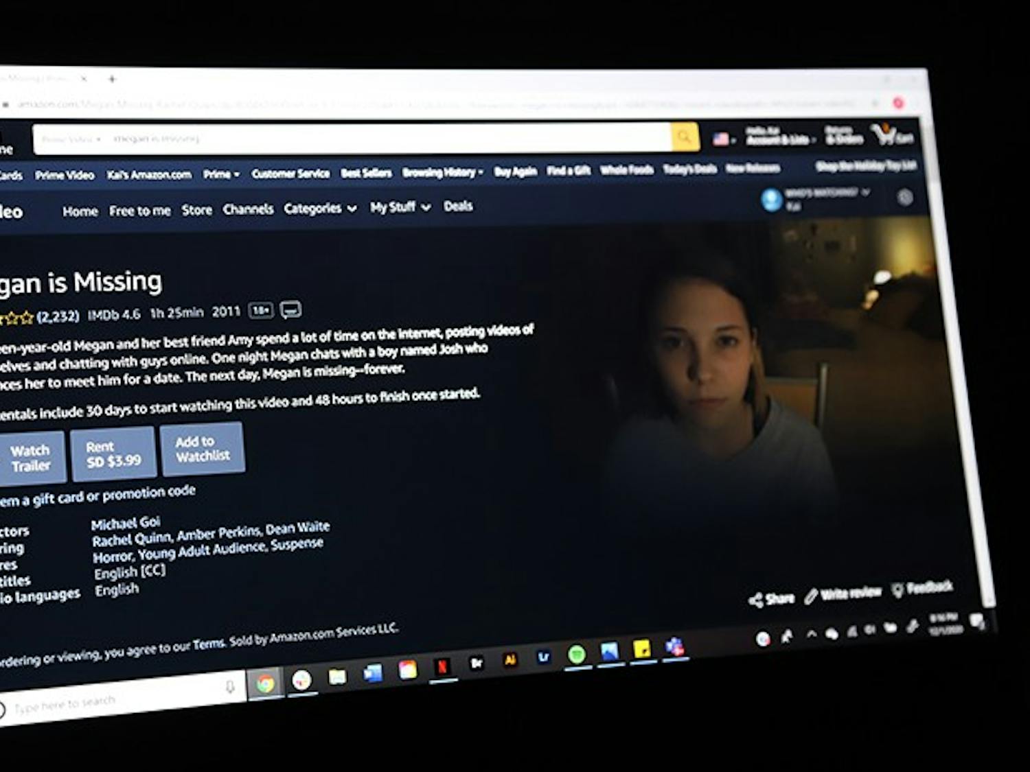 &nbsp;"Megan Is Missing" is a horror/thriller about a 14-year-old girl who goes missing when she meets a boy for a date. The movie is available on Amazon Video and YouTube.&nbsp;