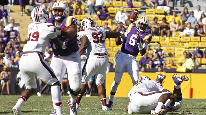 USC vs LSU Football The Daily Gamecock at University of South Carolina