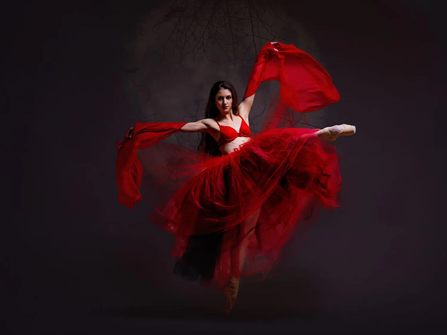 Soloist Ashley Concannon poses for a studio portrait promoting Dracula. Dracula: Ballet With A Bite premiered Oct. 27, 2023, at the Koger Center in Columbia, S.C.