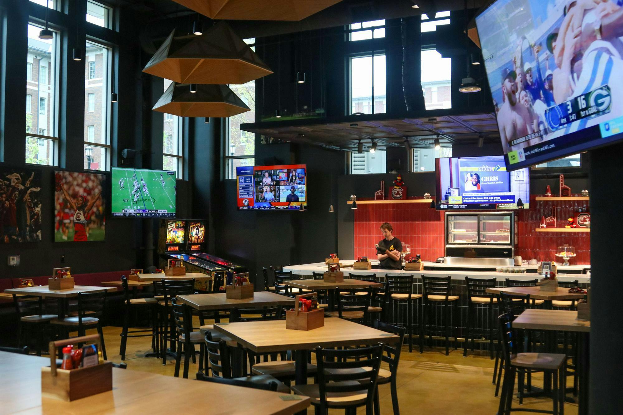 The inside of the Golden Spur on Sept. 16, 2024. The Golden Spur, which opened in 2024, is the University of South Carolina's full-service restaurant in Campus Village.