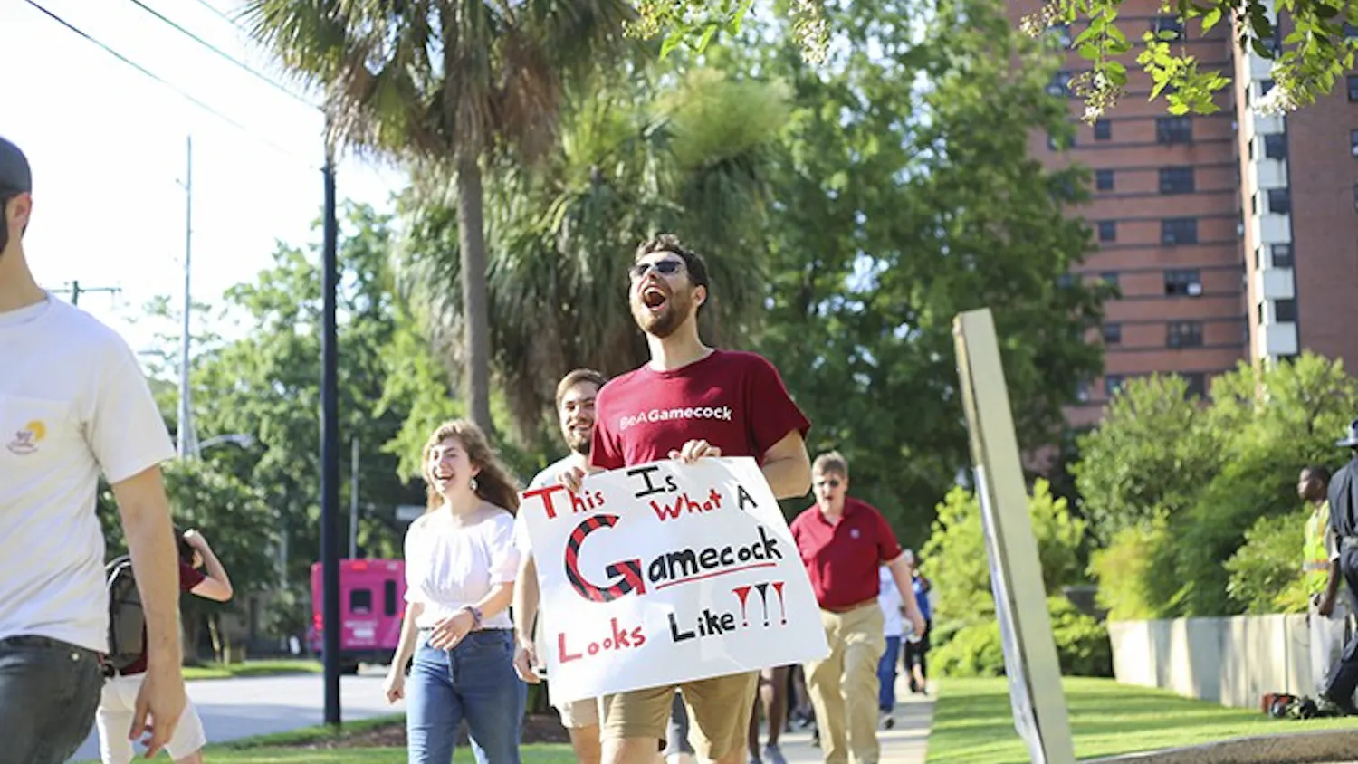 A rally protesting the board of trustees upcoming vote on Friday was held on Wednesday on the Russell House patio. City leaders, alumni, students and faculty spoke out against Gov. Henry McMaster's involvement in the decision of USC's next president. On Friday, students and faculty marched from Russell House to the Alumni Center for the Board's decision. Bob Caslen was chosen to serve as the 29th president of the university. 