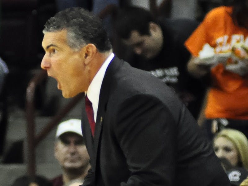USC men’s basketball coach Frank Martin criticized the team’s offense after losing two games last week.