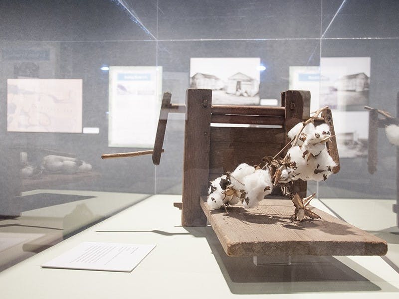 Artifacts accompany photographer JoAnn Zeise’s “Dawn of Freedom” exhibit, which opened last night at McKissick Museum and will run through June 1.