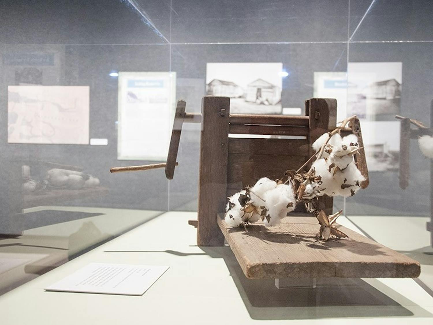 Artifacts accompany photographer JoAnn Zeise’s “Dawn of Freedom” exhibit, which opened last night at McKissick Museum and will run through June 1.