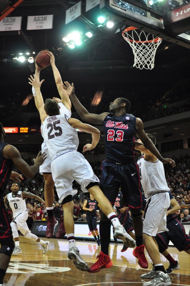 	Laimonas Chatkevicius (with ball) said the team&#8217;s mentality has remained &#8220;pretty decent&#8221; despite its recent losses.