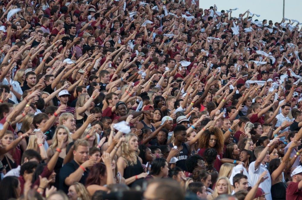 South Carolina&nbsp;fans embrace gameday traditions, such as toasting during the alma mater at the conclusion of games.&nbsp;&nbsp;